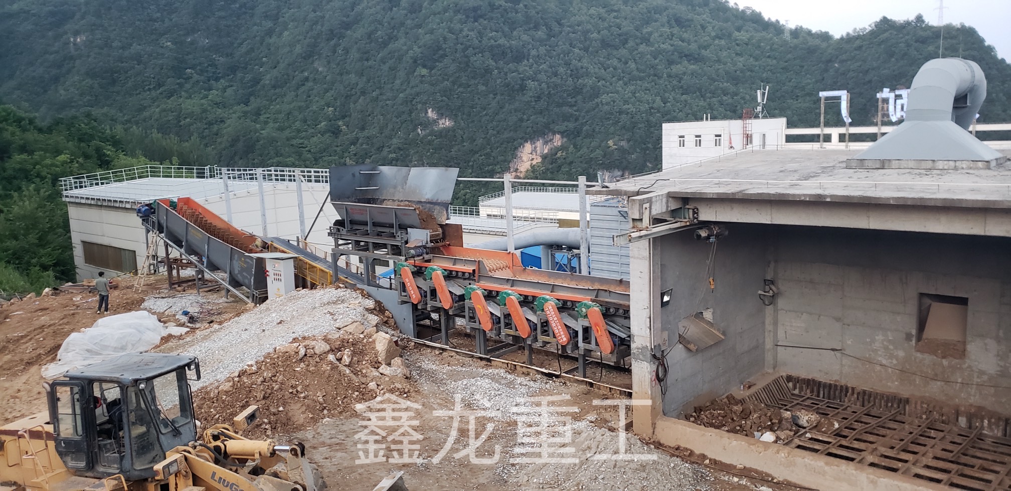 钨矿泥石分离、洗矿出产线
